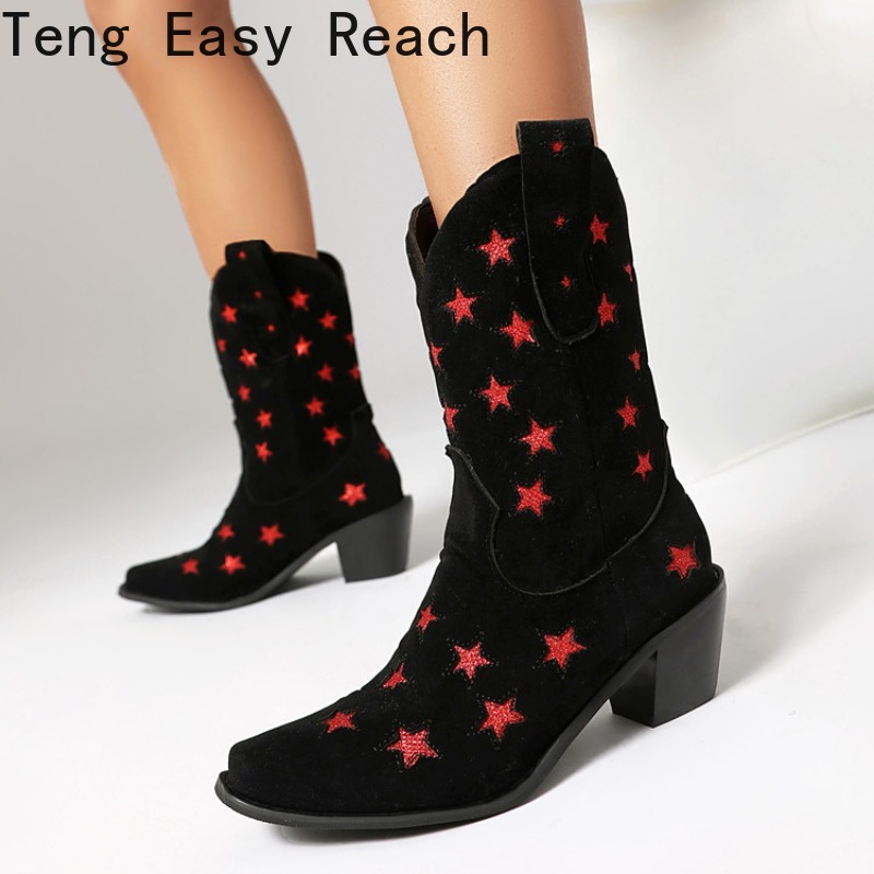 Women'S Shoes Easy Street - Botines de Tacón Alto con Punta