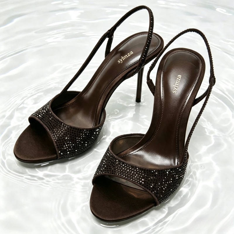 Women Shoes Luxury Brand - Zapatos de Tacón con Detalle de