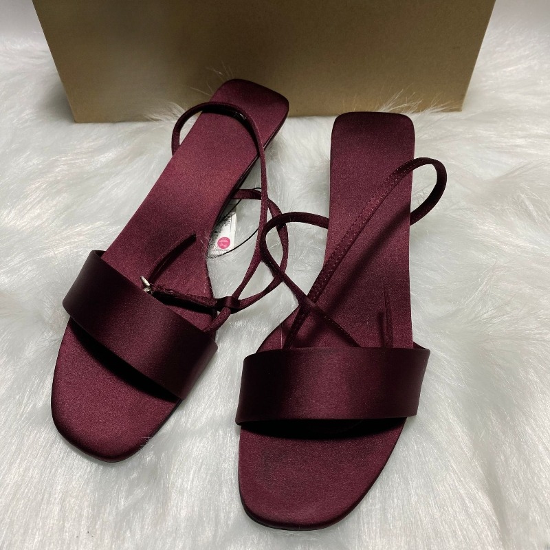 Women Shoes Luxury Brand - Sandalias modernas de tacón bajo con