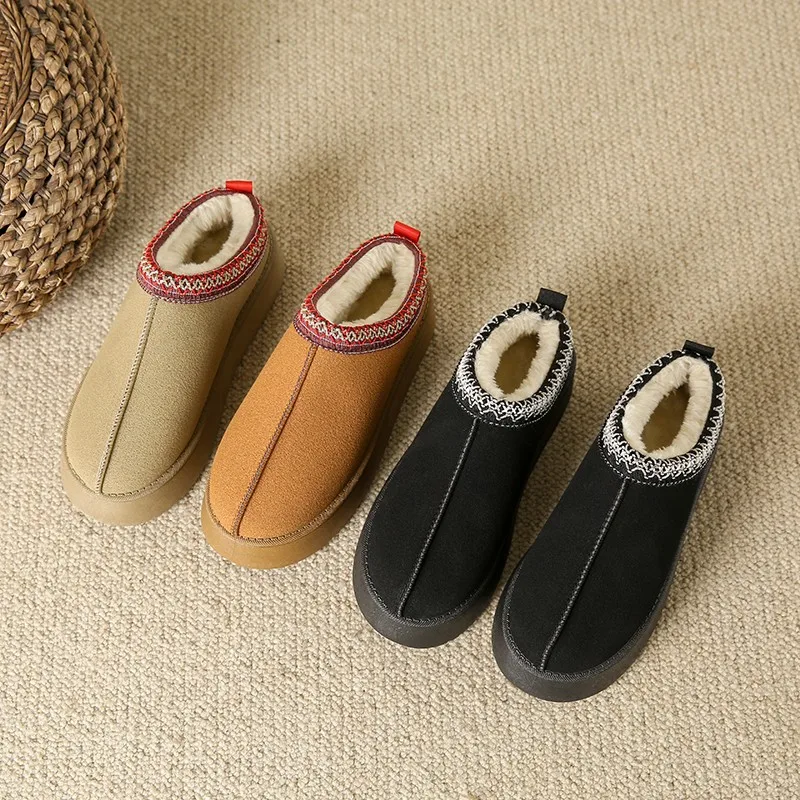 Women Shoes Luxury Brand - Zapatillas de plataforma de invierno de