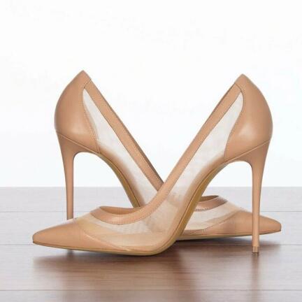 Women'S Shoes In Size 12 - Zapatos de tacón sexis desnudos, rosas