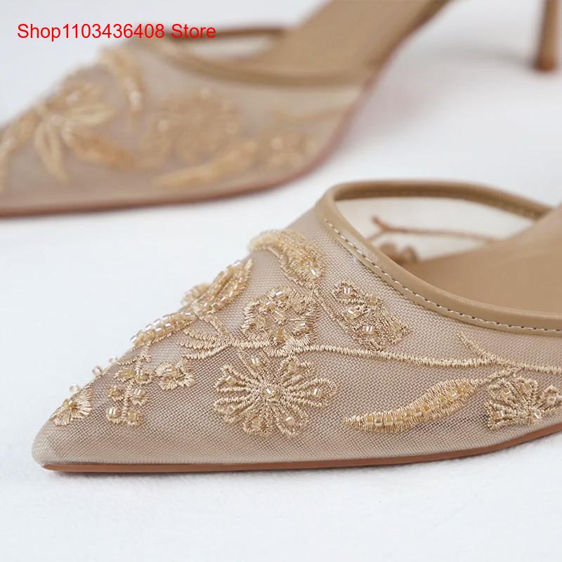 Verano y otoño tacón fino punt - Women Shoes Luxury Brand reseña y precio