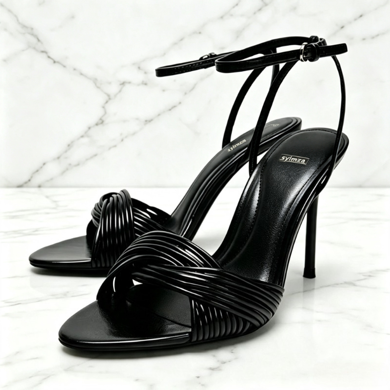 Sandalias de tacón de aguja co - Women Shoes Luxury Brand reseña y precio