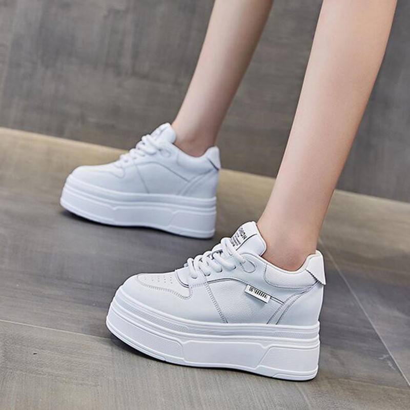 9CM cuero genuino nueva marca  - Platform Sneakers Chunky reseña y precio