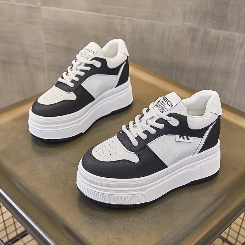 9CM cuero genuino nueva marca  - Platform Sneakers Chunky reseña y precio