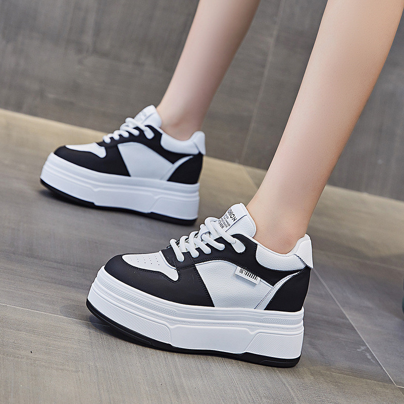 9CM cuero genuino nueva marca  - Platform Sneakers Chunky reseña y precio