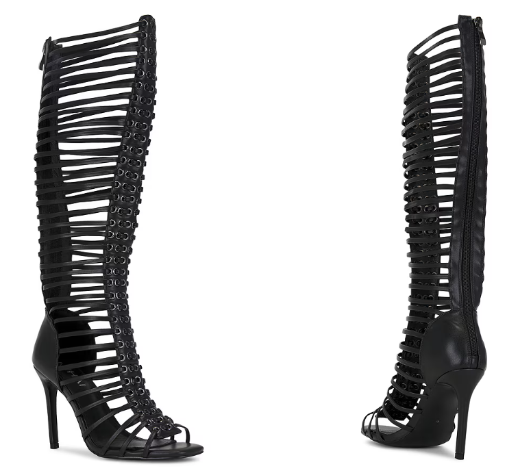 Botas de tacón de aguja con ti - Strappy Heeled Sandals reseña y precio