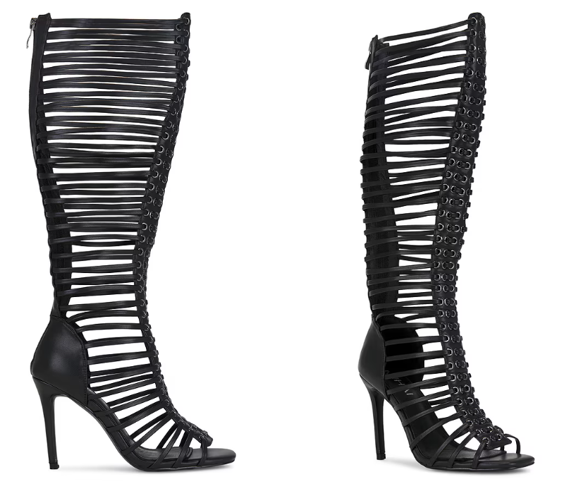 Botas de tacón de aguja con ti - Strappy Heeled Sandals reseña y precio