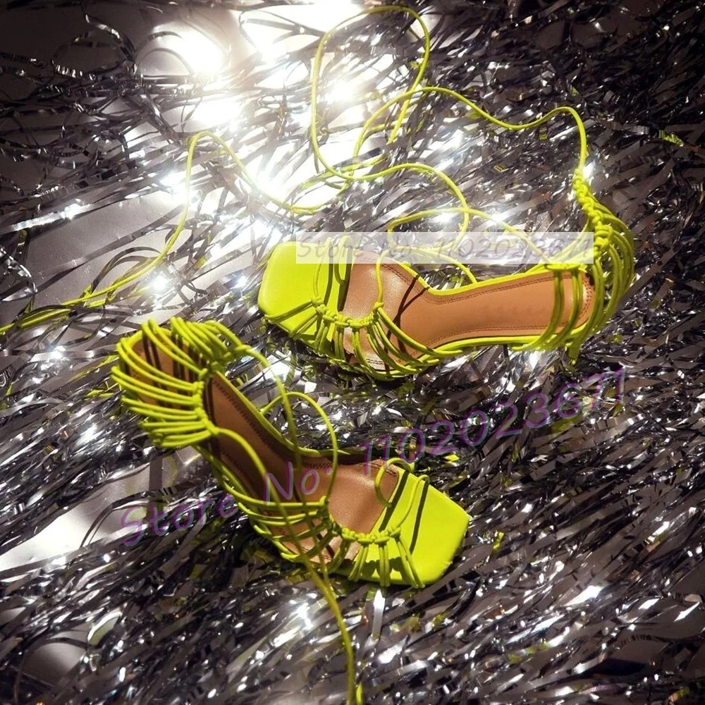 Sandalias con cordones para mu - Strappy Heeled Sandals reseña y precio