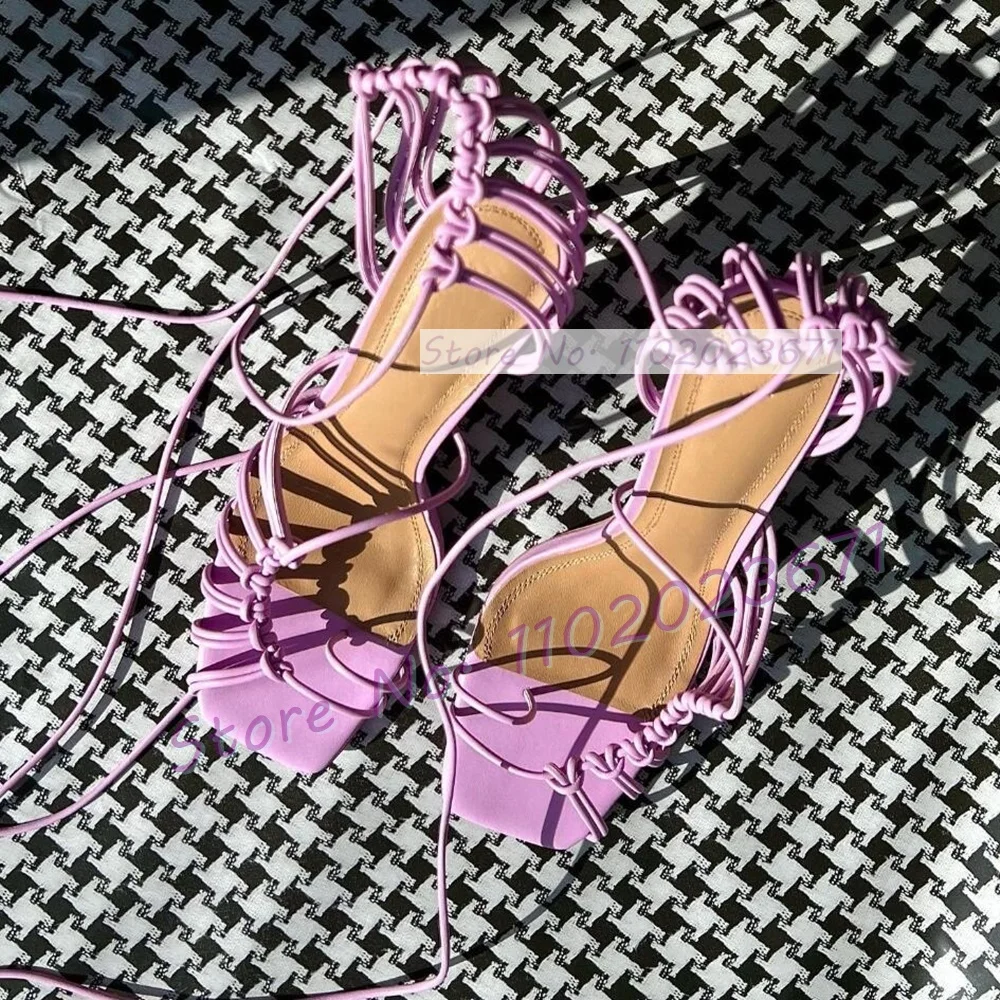 Sandalias con cordones para mu - Strappy Heeled Sandals reseña y precio
