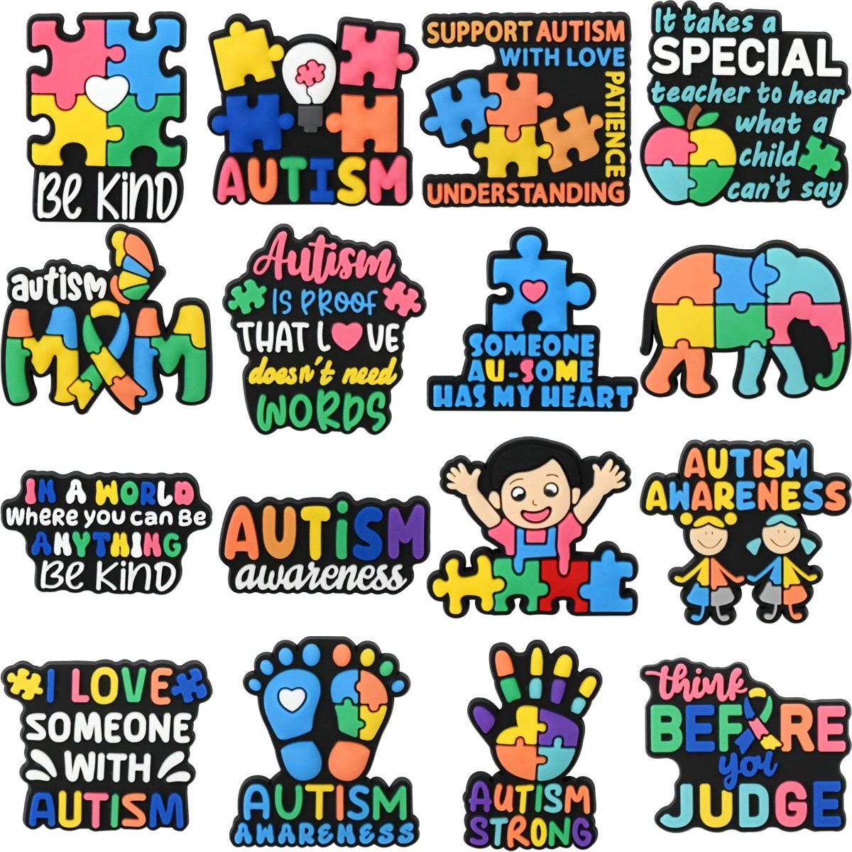 16-100 piezas Be Kind Autism A - Women Shoes Kinds reseña y precio