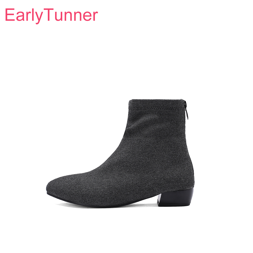   Botines de Mujer Grises con  - Women'S Shoes In Size 12 reseña y precio