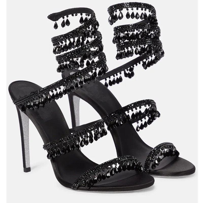 Sandalias de Tacón Alto con Pe - Gladiator Sandal Women reseña y precio