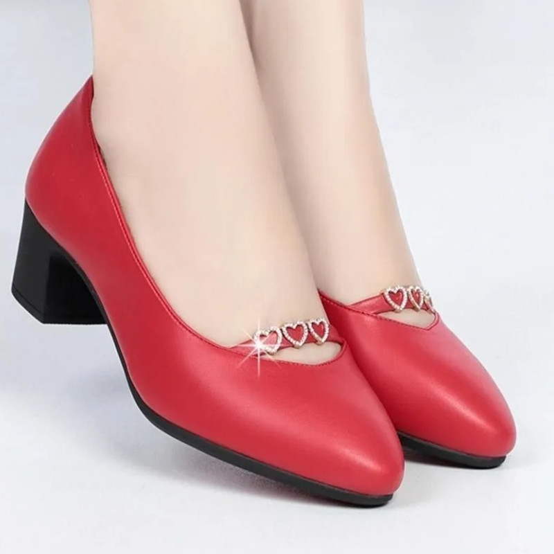 Zapatos de tacón cuadrado negr - Women Shoes Zara reseña y precio