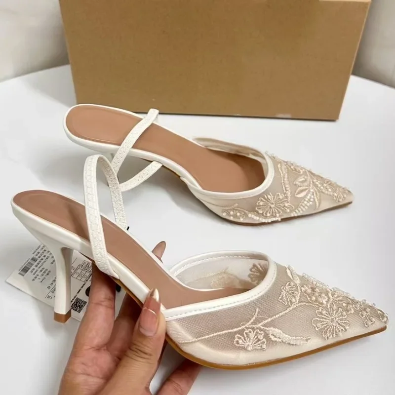 Zapatos de tacón de boda blanc - Women Shoes Zara reseña y precio