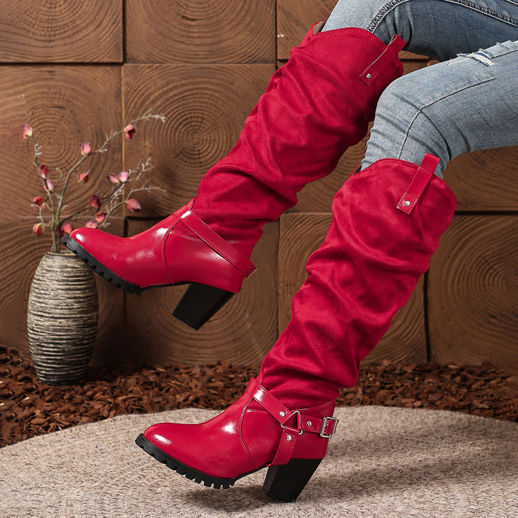 Botas plisadas hasta la rodill - Women'S Shoes Easy Street reseña y precio