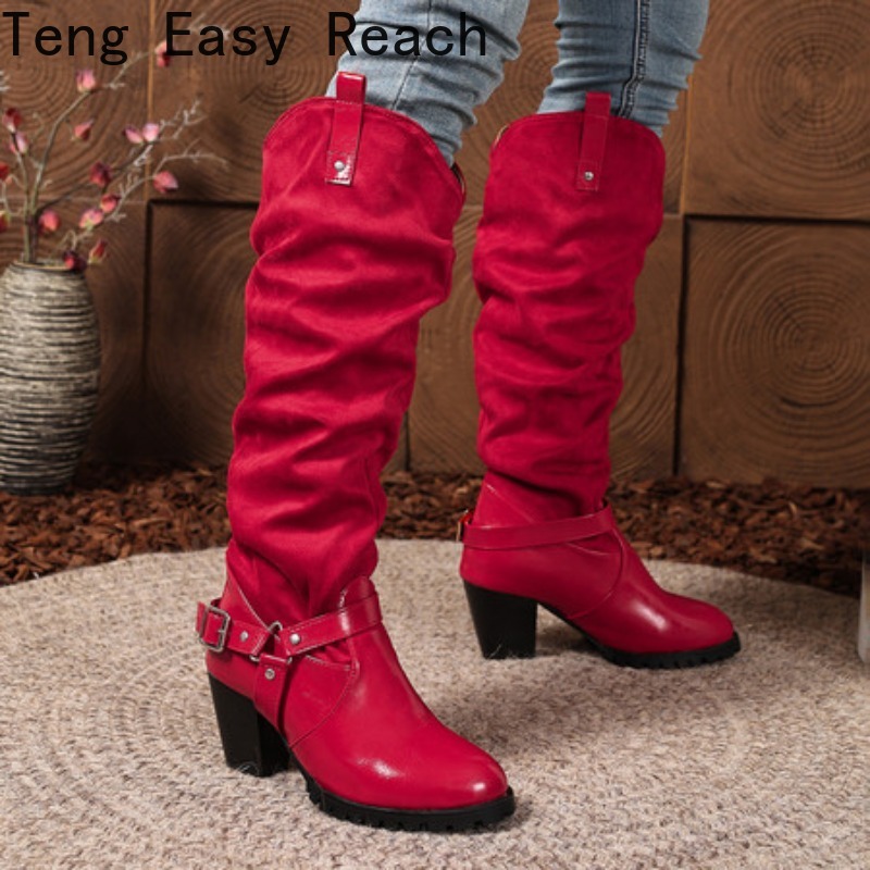 Botas plisadas hasta la rodill - Women'S Shoes Easy Street reseña y precio
