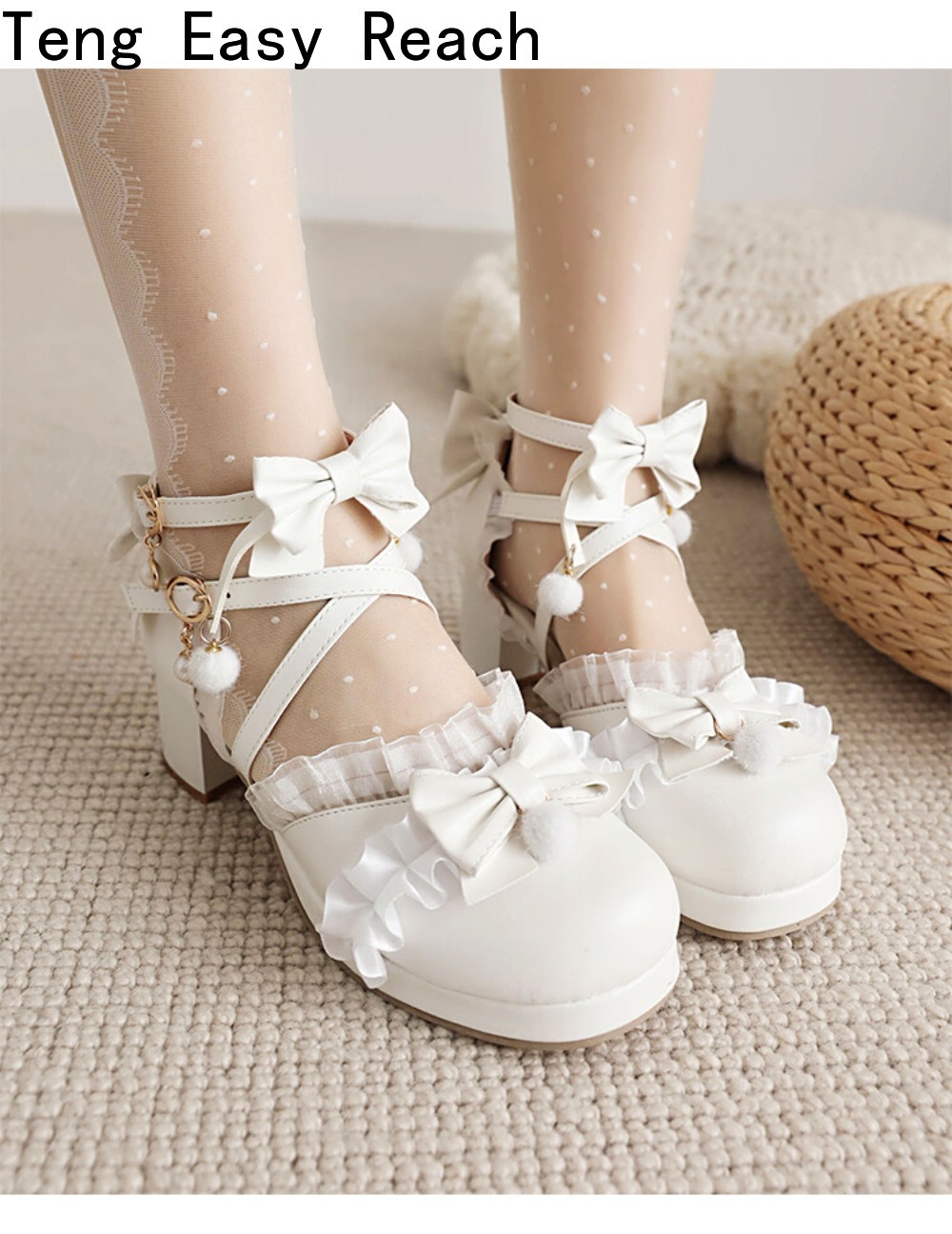 Sandalias Mary Jane Blancas pa - Women'S Shoes Easy Street reseña y precio
