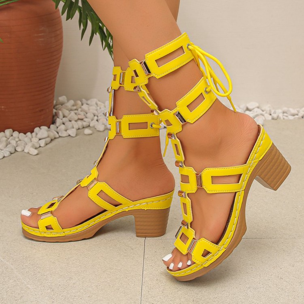 Sandalias de Tacón Alto para M - Gladiator Sandal Women reseña y precio