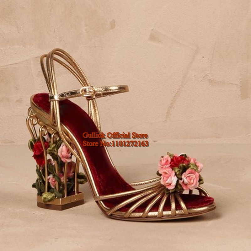 Sandalias de lujo con forma de - Strappy Heeled Sandals reseña y precio