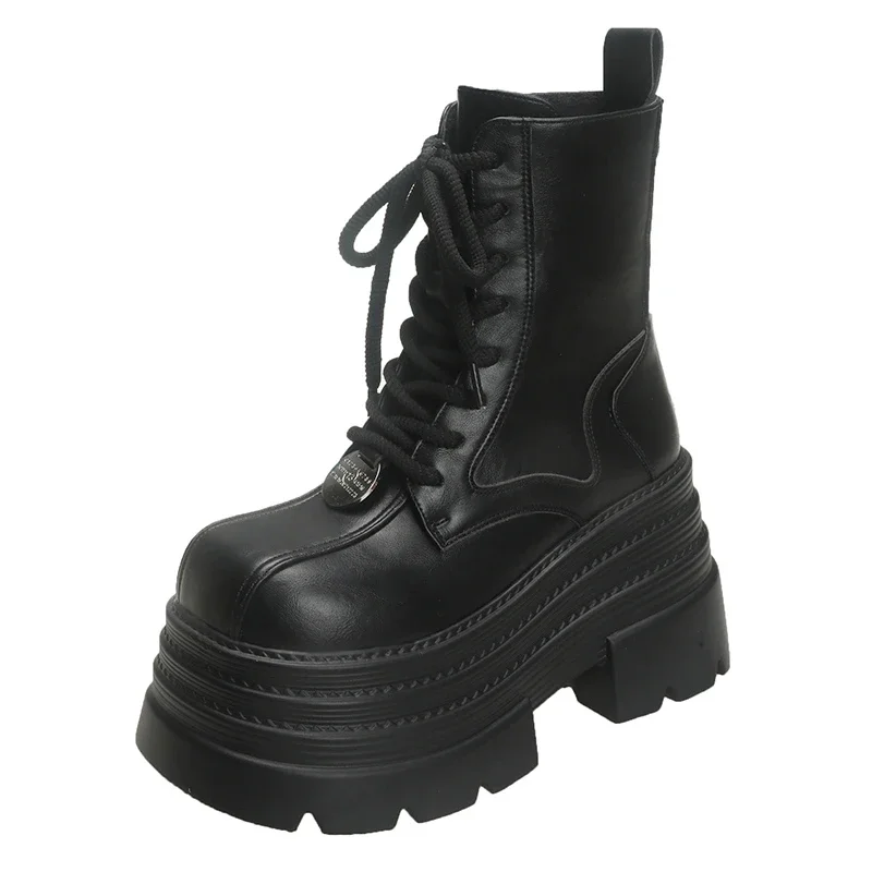 Botas de mujer de cuero gótico - Women Shoes Luxury Brand reseña y precio